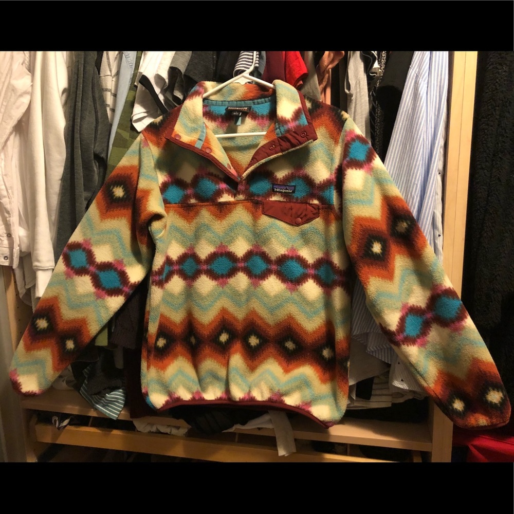 Patagonia Women’s Synchilla Small Fleece Aztec